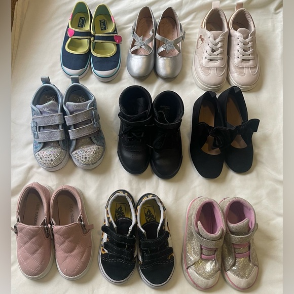 Toddler girl shoe lot size 9T and 10T - Picture 1 of 5